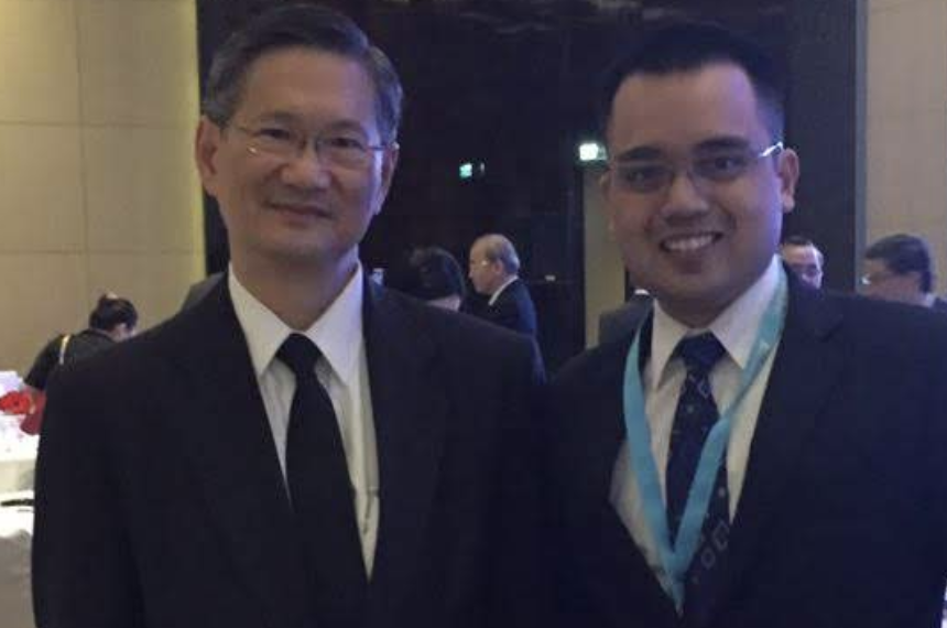 At the Asian Business Summit in Hanoi with the President of Bangkok Bank