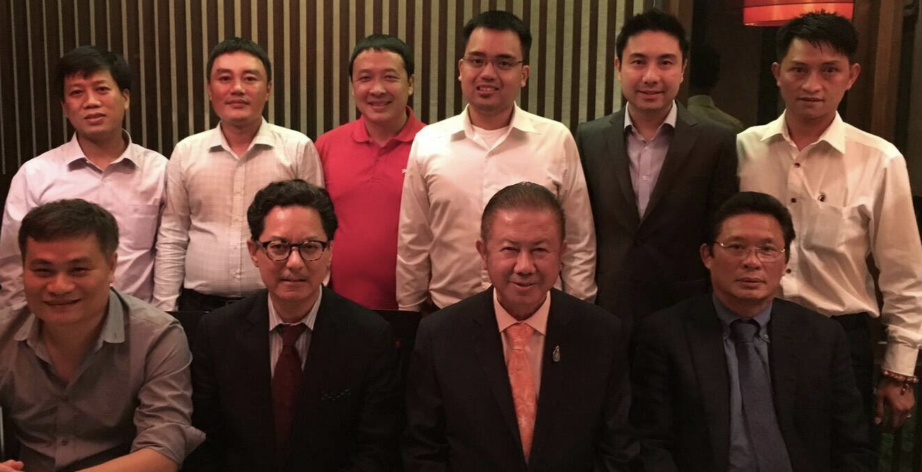 Together with Mr.Sanan Aungubolkul in welcoming the delegate from Vietnam